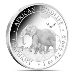 1oz Somalia Elephant Silver Coin 2022