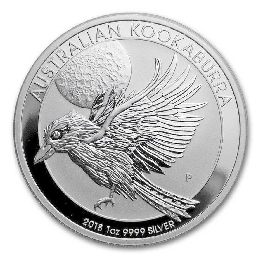 10oz kookaburra 2018 fine silver coin