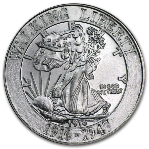 Walking Liberty 1oz Silver Coin Round Commemorative Copy