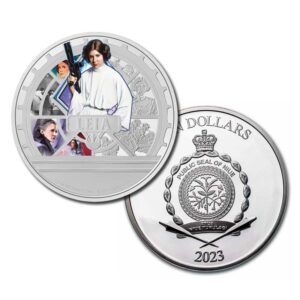 Star Wars Princess Leia 3 oz Silver Proof Coin 2023