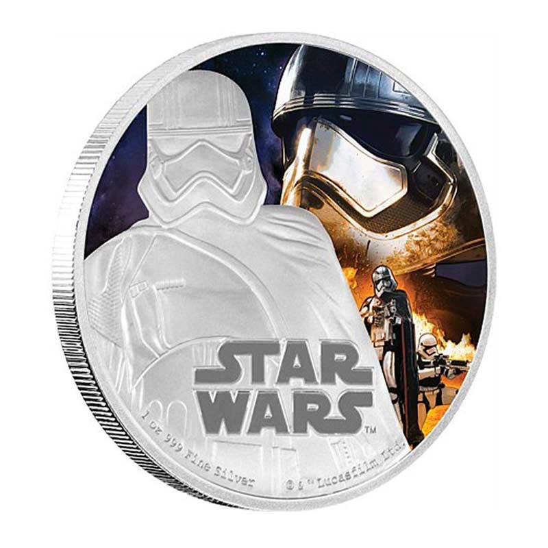 Star Wars 1 oz Silver Coin Captain Phasma