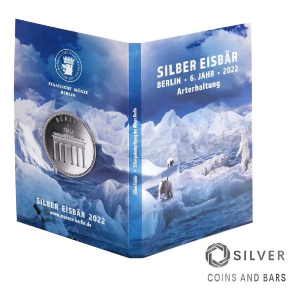 1 oz silver coin polar bear 2022