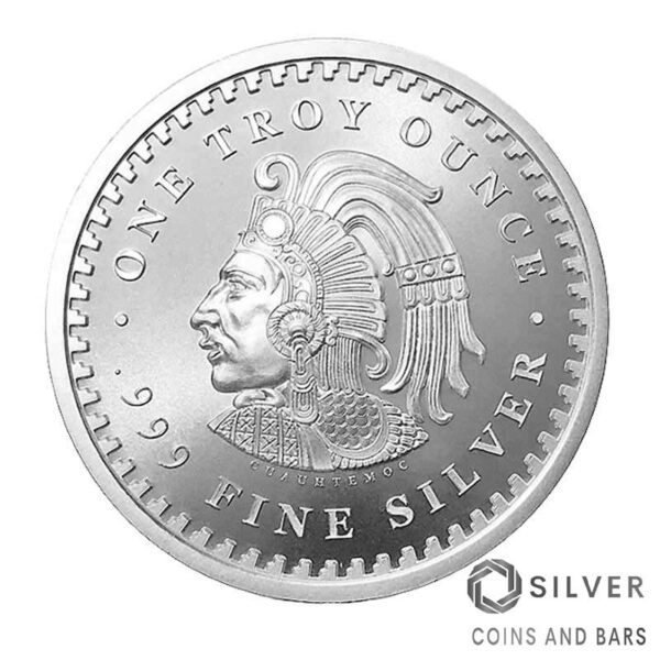 1 oz silver coin aztec calendar